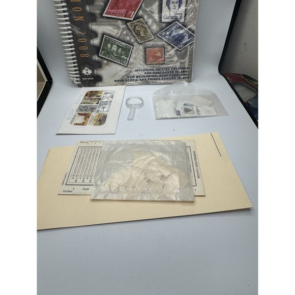 RARE Unitrade 2008 Canadian Stamp Collectors Kit.. (Hinges And Tongs Missing) - Picture 9 of 11